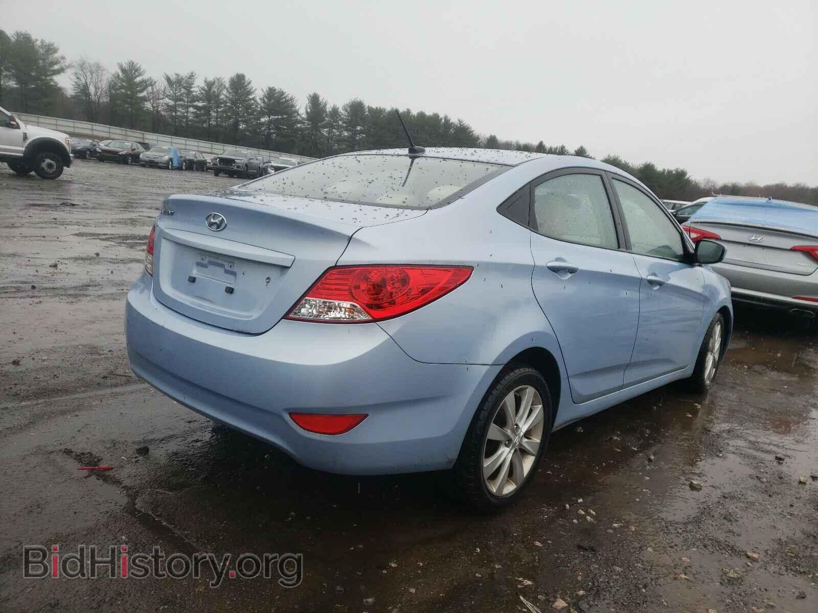 2013 HYUNDAI ACCENT - VIN: KMHCU4AE4DU580558 - Фото 4
