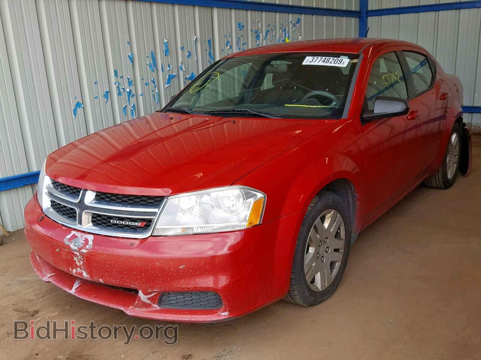 2012 DODGE AVENGER - VIN: 1C3CDZAB4CN274609 - Фото 2