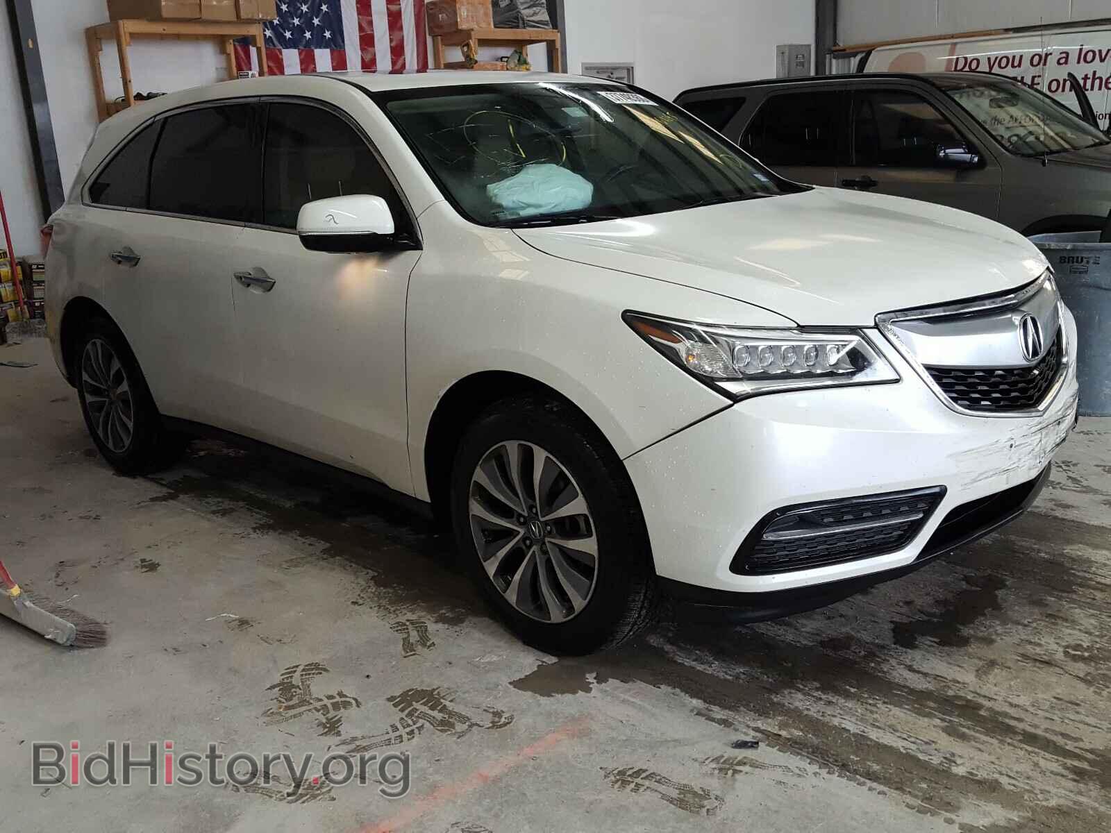 Фотография 5FRYD3H45EB001295 - ACURA MDX 2014