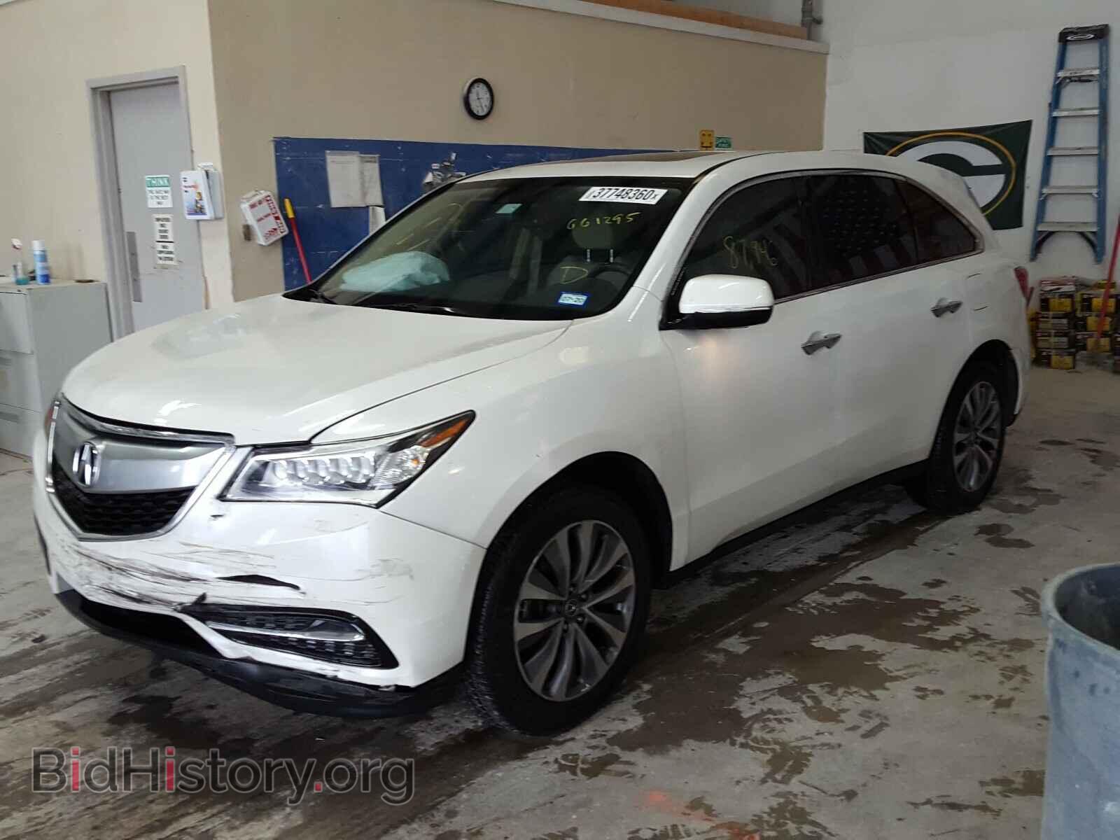 2014 ACURA MDX - VIN: 5FRYD3H45EB001295 - Фото 2