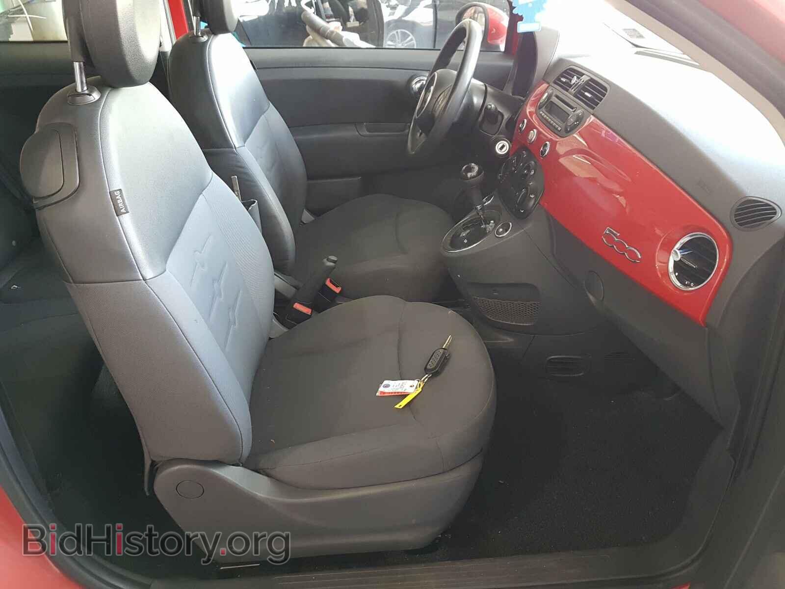 2012 FIAT 500 - VIN: 3C3CFFAR2CT125296 - Фото 5