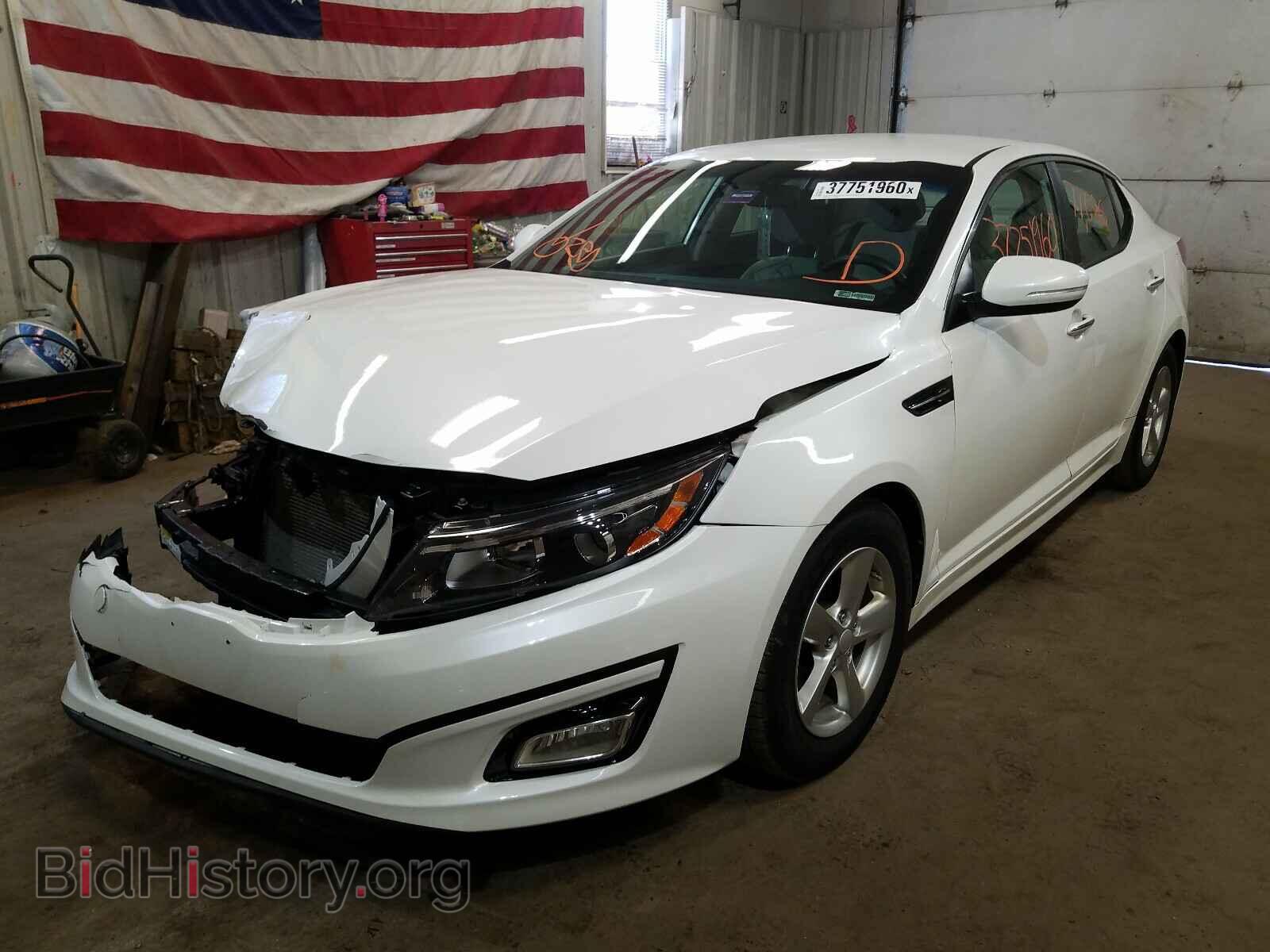 2015 KIA OPTIMA - VIN: KNAGM4A78F5598773 - Фото 2