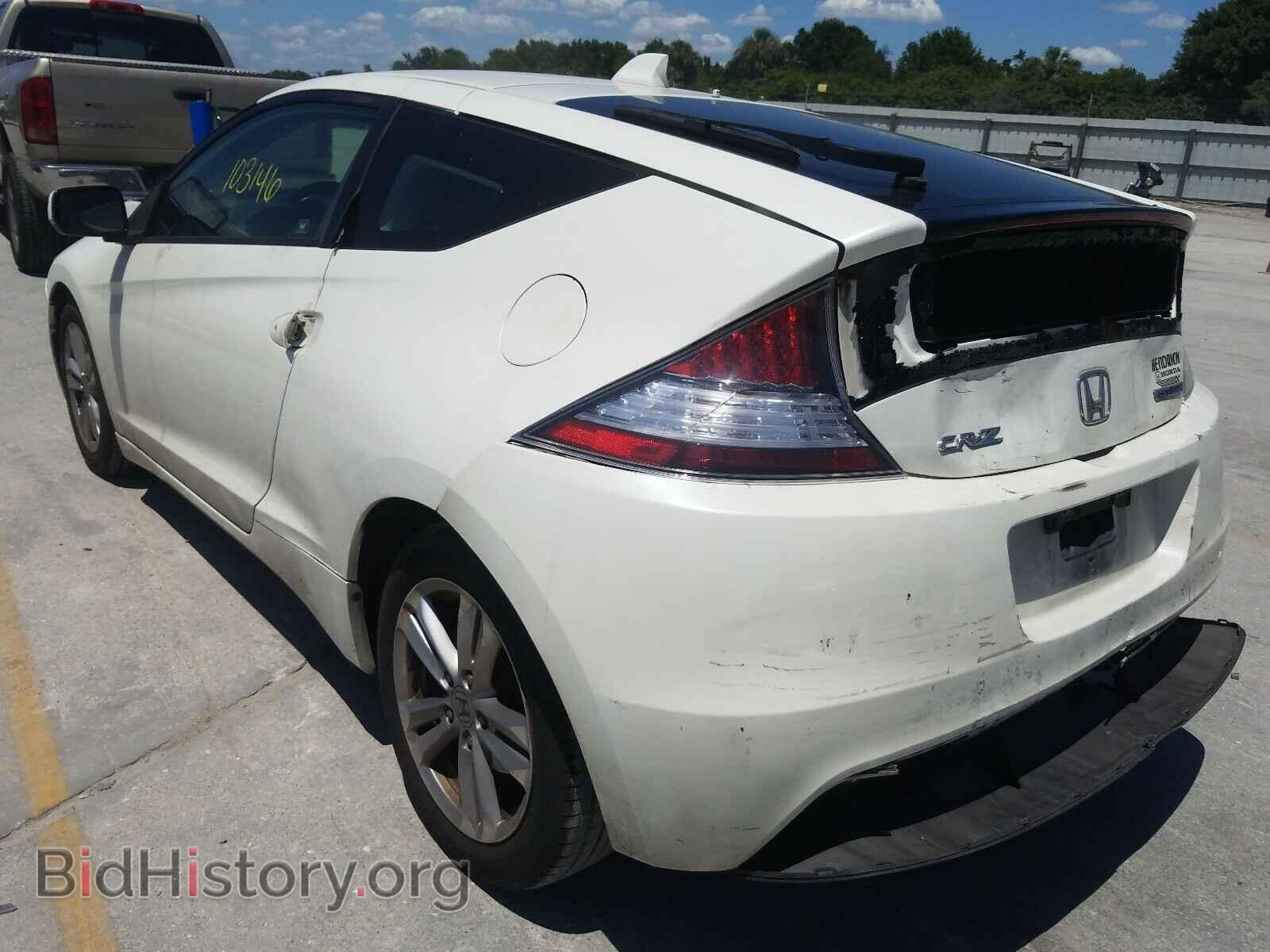 2012 HONDA CR-Z - VIN: JHMZF1D44CS000924 - Фото 3