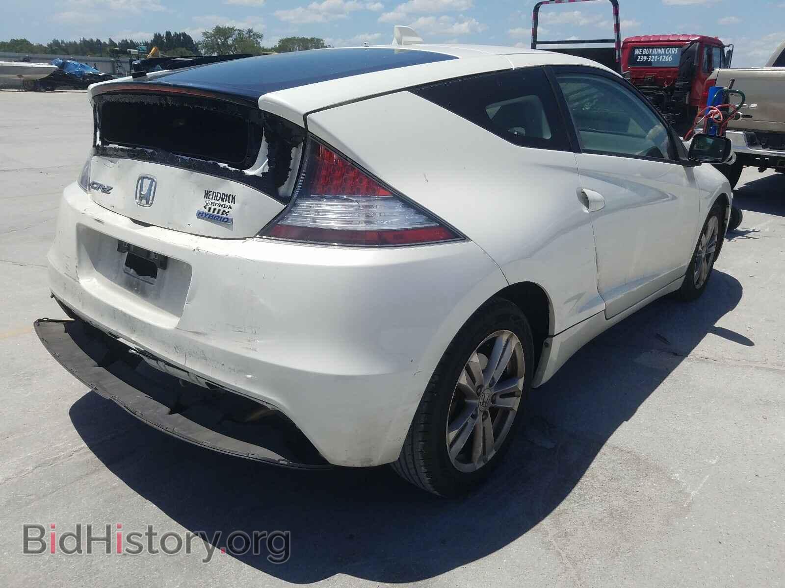 2012 HONDA CR-Z - VIN: JHMZF1D44CS000924 - Фото 4