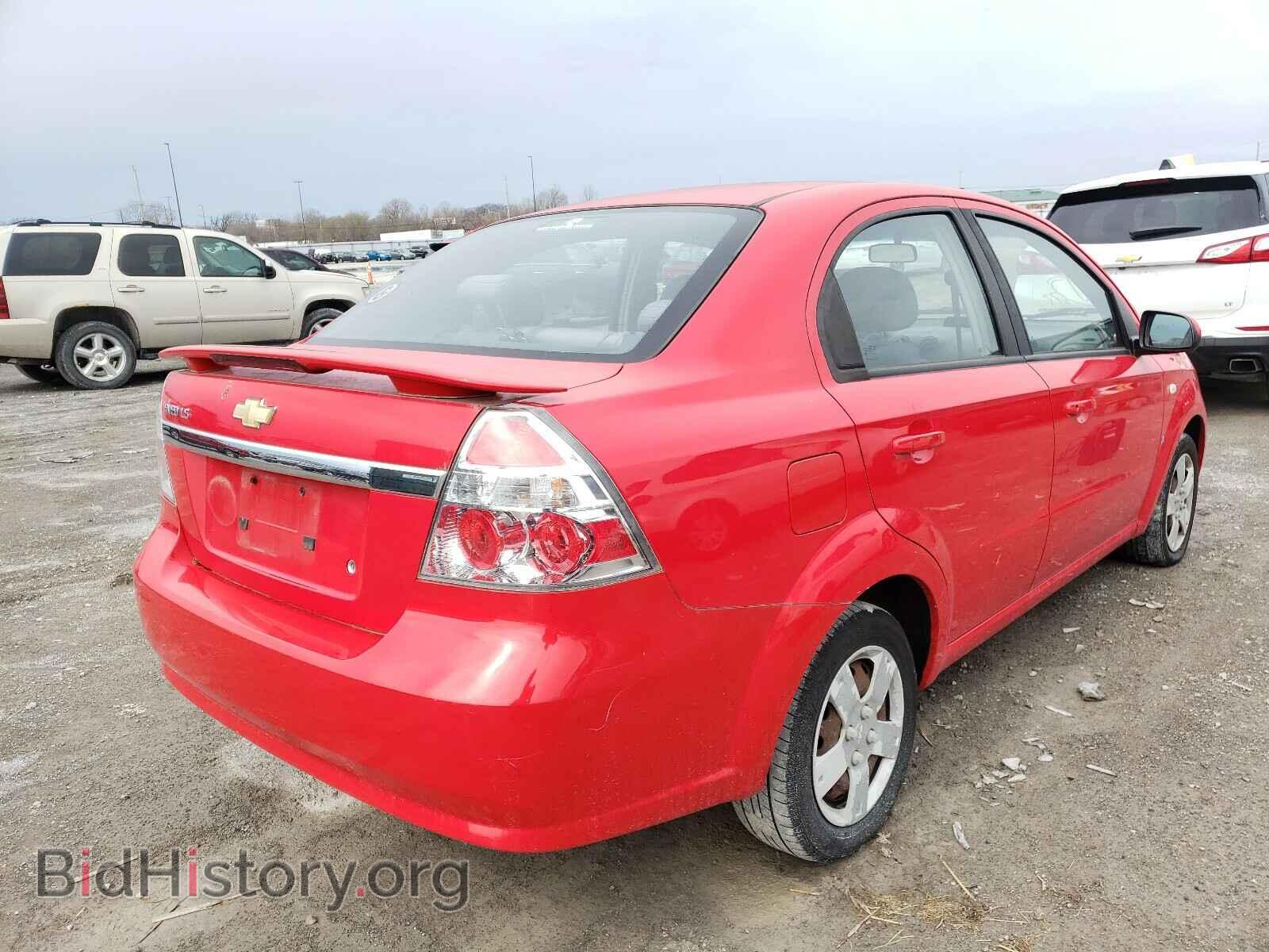 2007 CHEVROLET AVEO - VIN: KL1TD56687B088876 - Фото 4