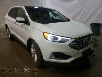2020 Ford EDGE Edge SEL, белый — VIN 2FMPK4J91LBA61207, Copart