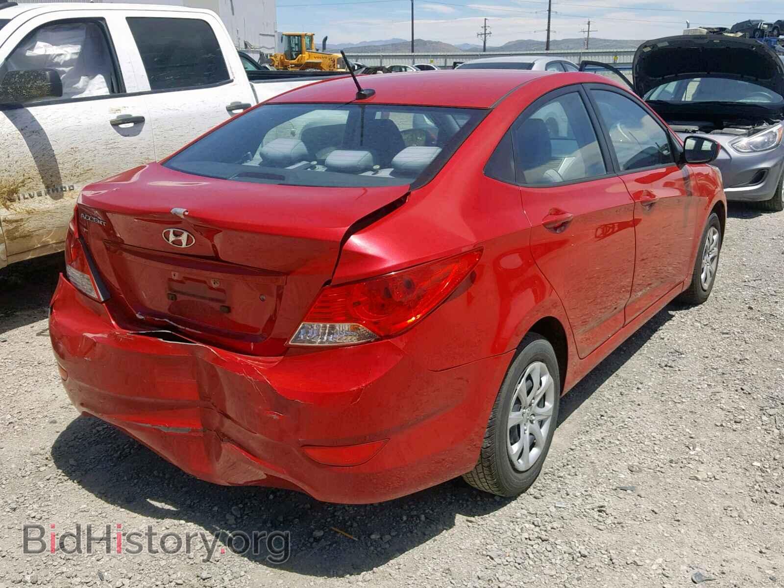2014 HYUNDAI ACCENT - VIN: KMHCT4AE9EU650429 - Фото 4