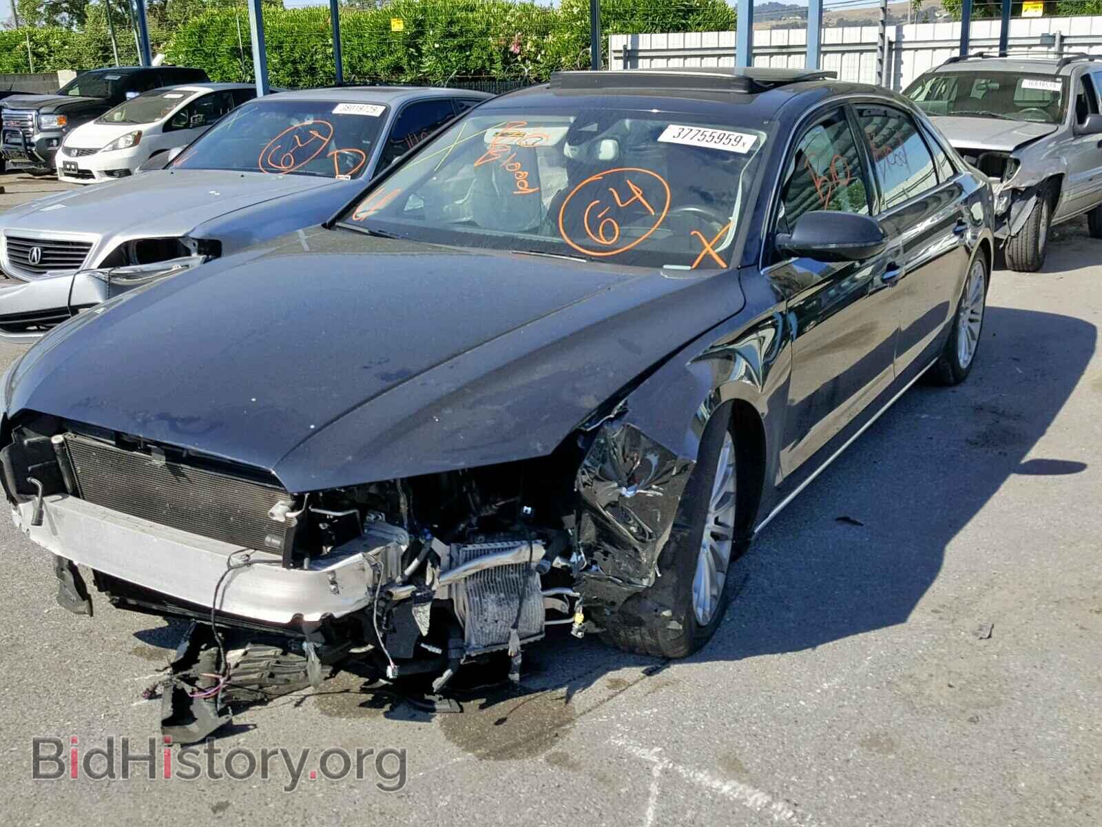 2016 AUDI A8 - VIN: WAU34AFD1GN013299 - Фото 2