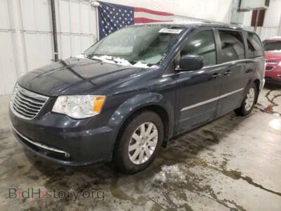 2014 Chrysler MINIVAN Town & COU, синий — VIN 2C4RC1BG2ER367395, Copart
