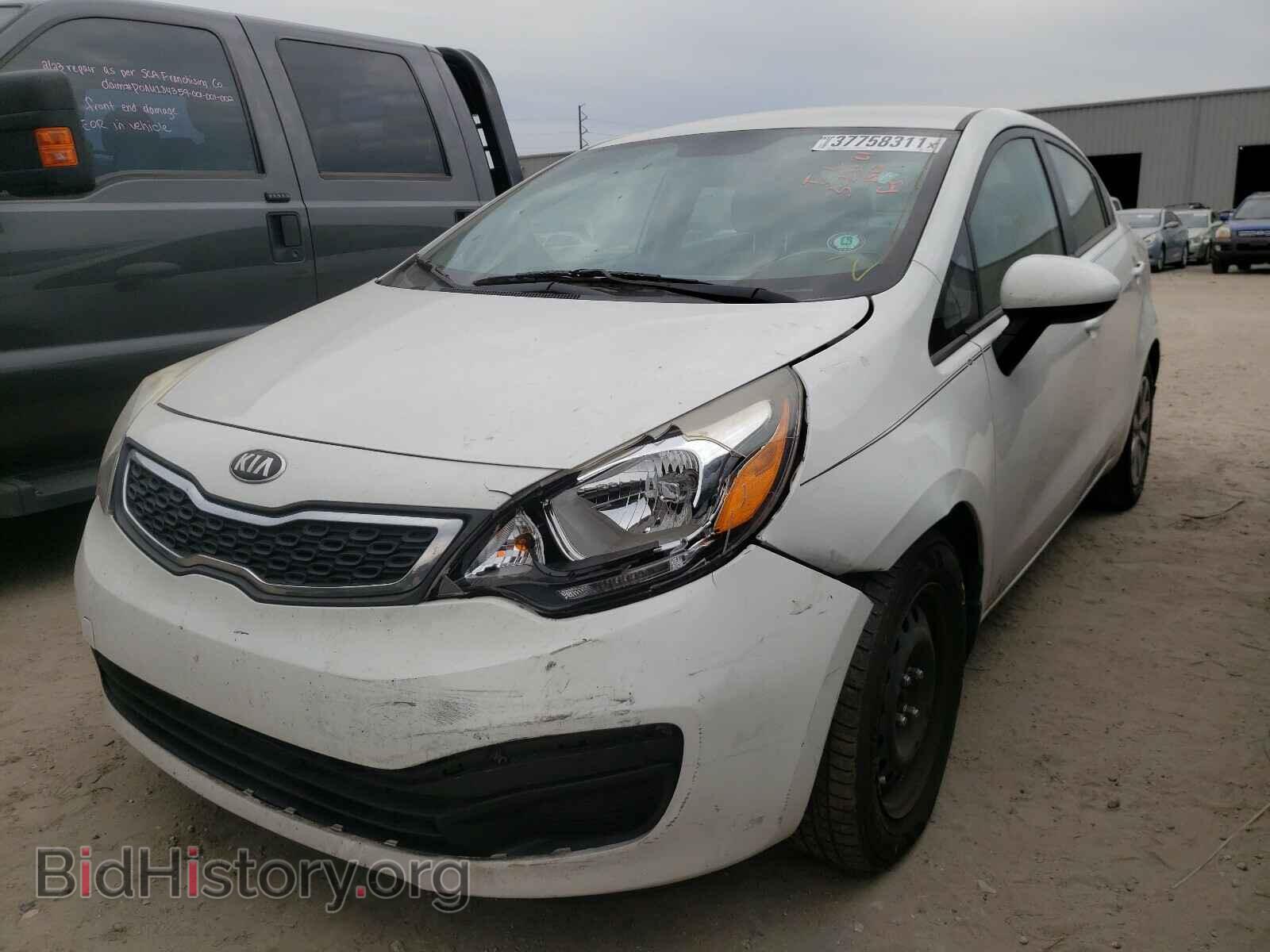 2013 KIA RIO - VIN: KNADN4A33D6218128 - Фото 2