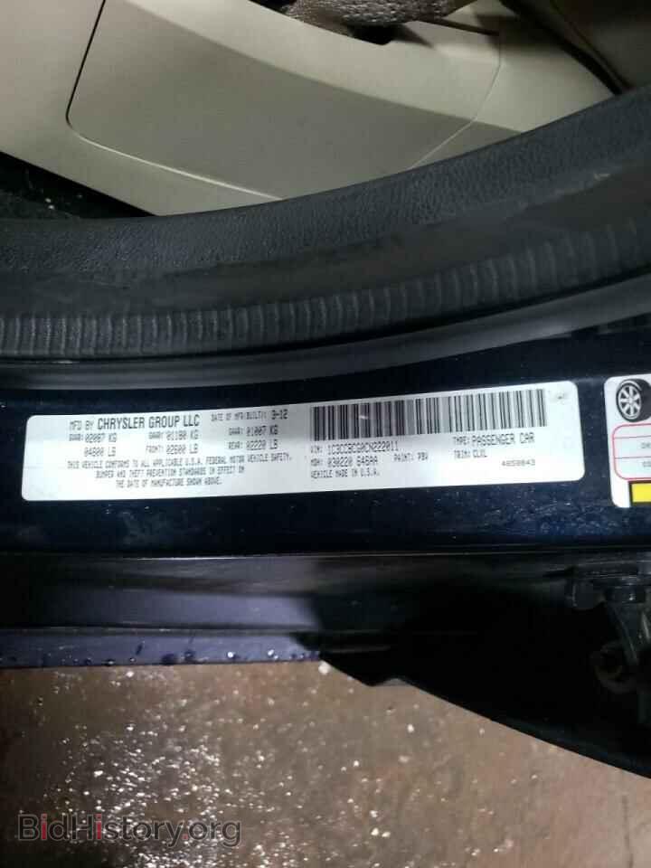 2012 CHRYSLER 200 - VIN: 1C3CCBCG0CN222011 - Фото 10