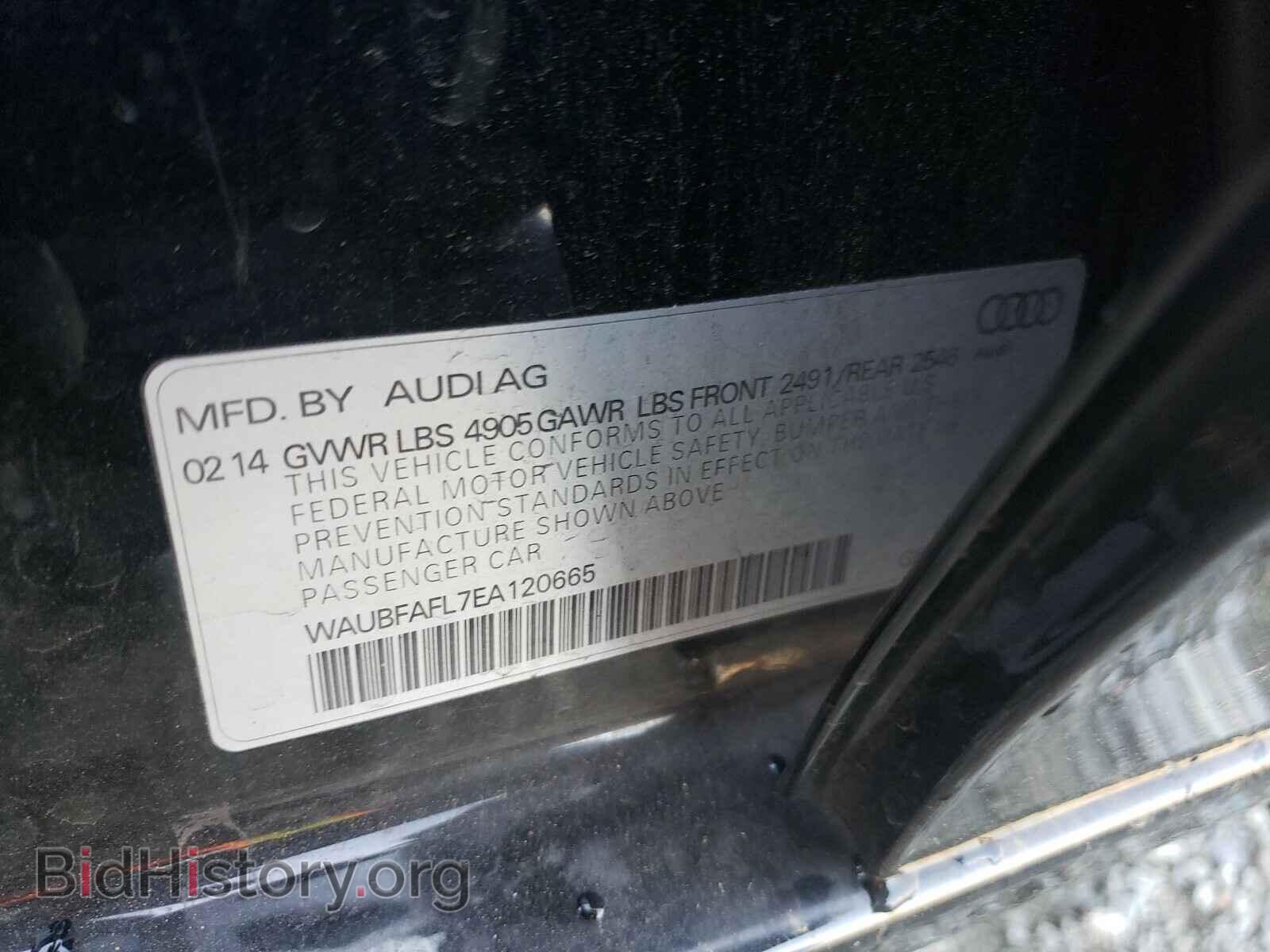 2014 AUDI A4 - VIN: WAUBFAFL7EA120665 - Photo 10