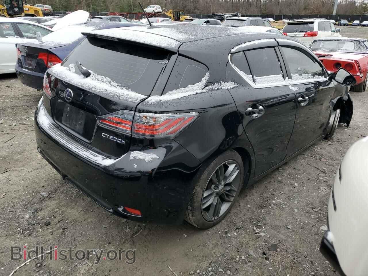 2012 LEXUS CT 200 - VIN: JTHKD5BH7C2096620 - Фото 3