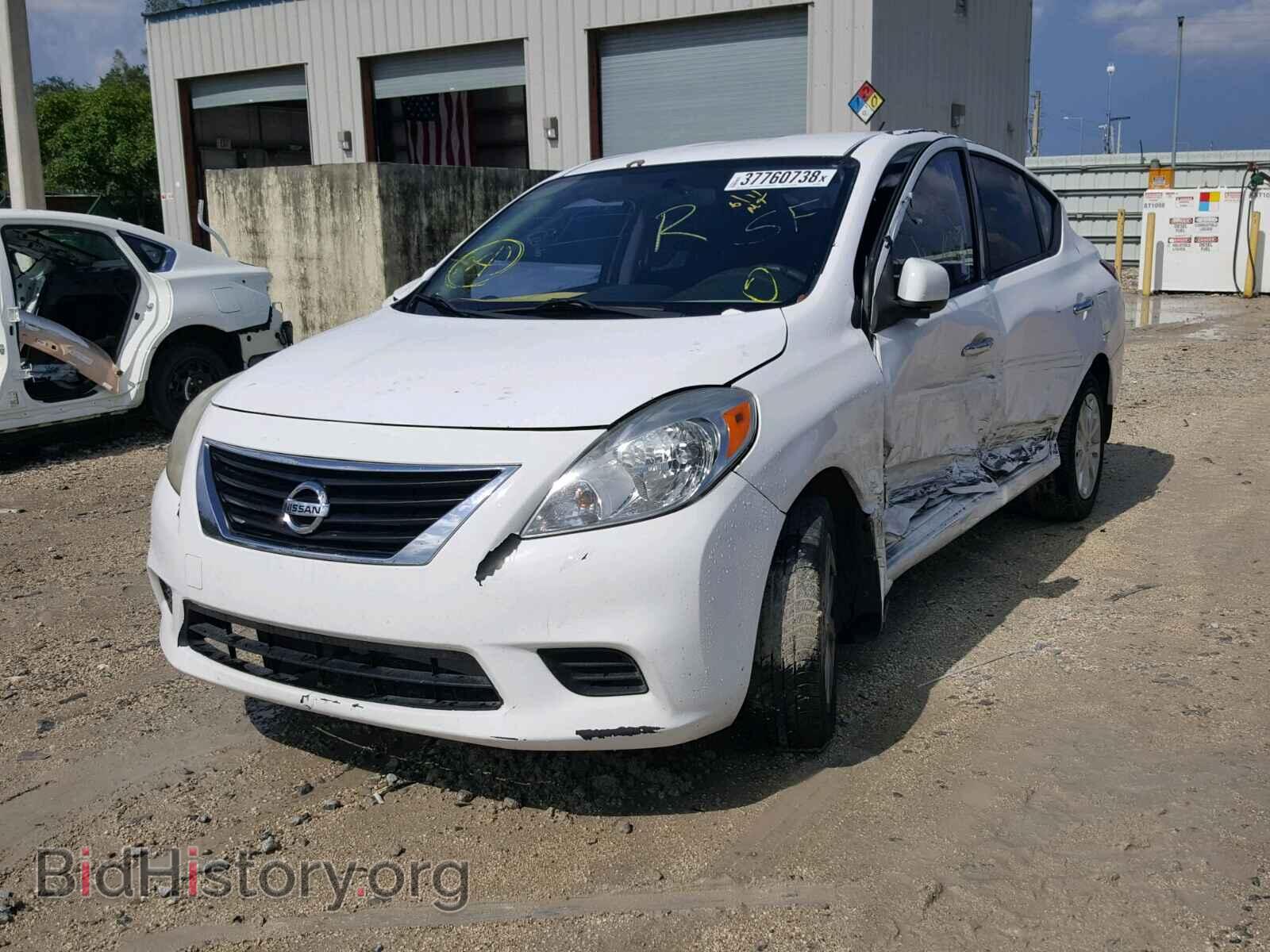 2012 NISSAN VERSA - VIN: 3N1CN7AP7CL895385 - Фото 2