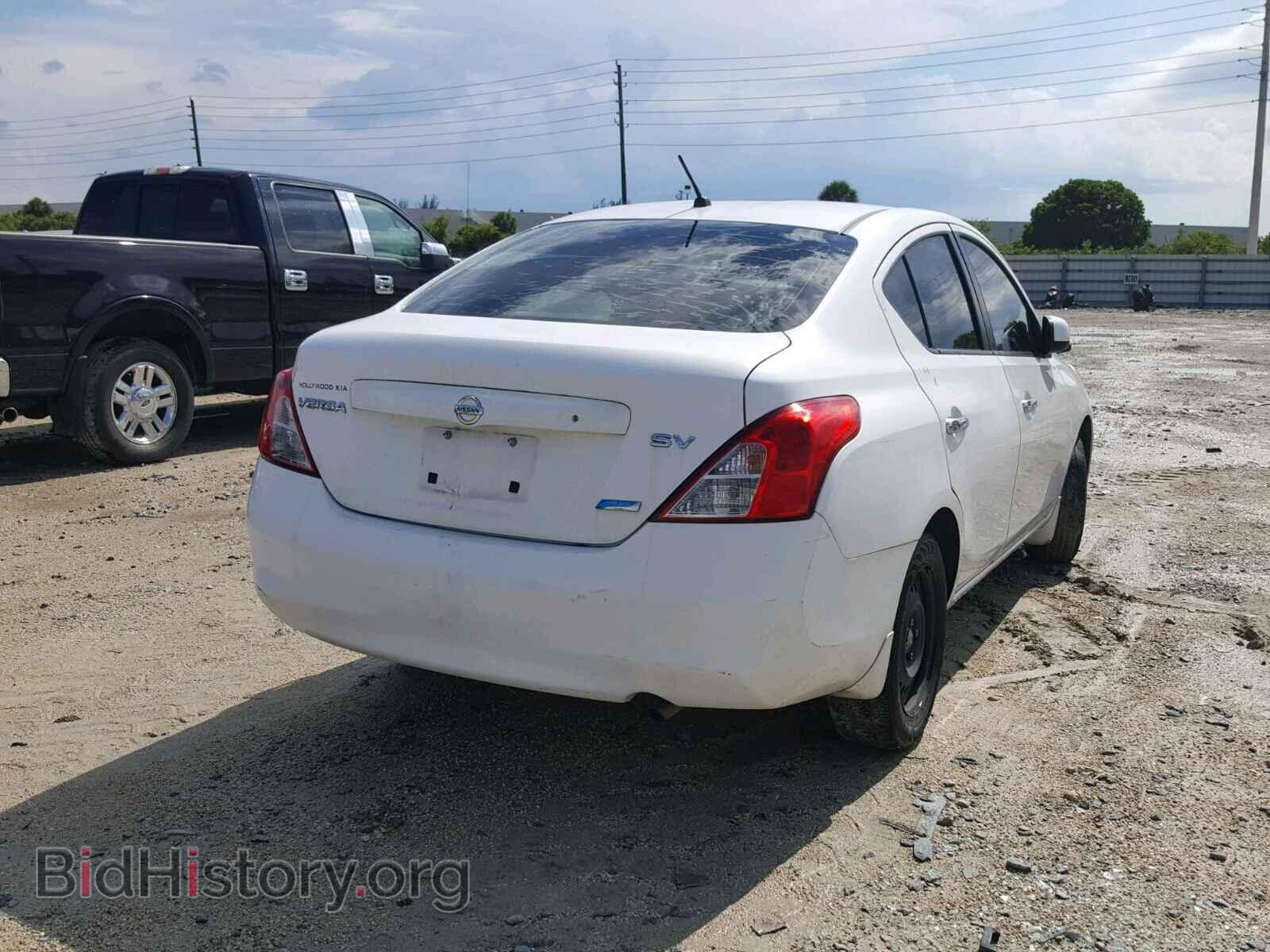 2012 NISSAN VERSA - VIN: 3N1CN7AP7CL895385 - Фото 4