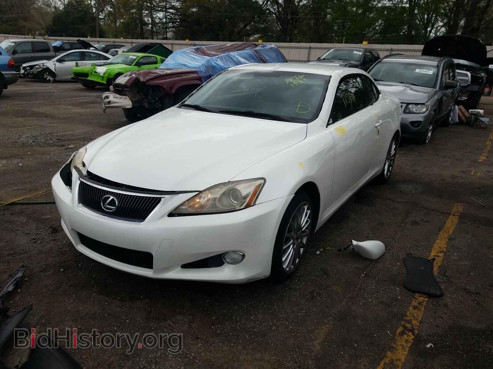 2010 LEXUS IS - VIN: JTHFE2C21A2501259 - Фото 2