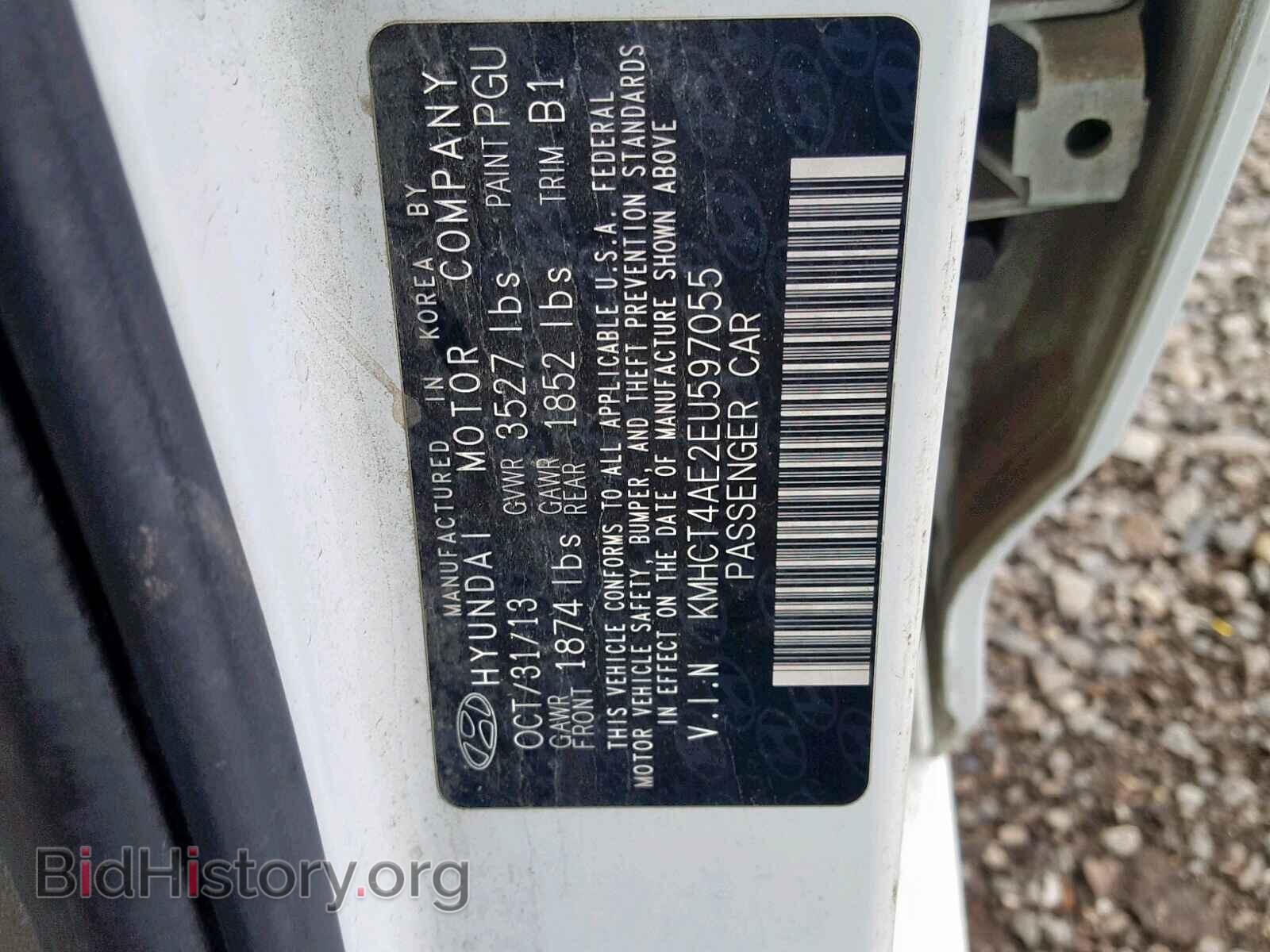 2014 HYUNDAI ACCENT - VIN: KMHCT4AE2EU597055 - Фото 10