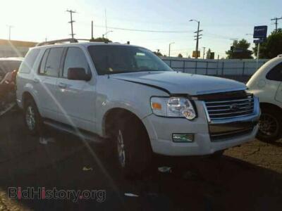 2010 Ford EXPLORER Explorer X, white — VIN 1FMEU7DE3AUA39423, Copart