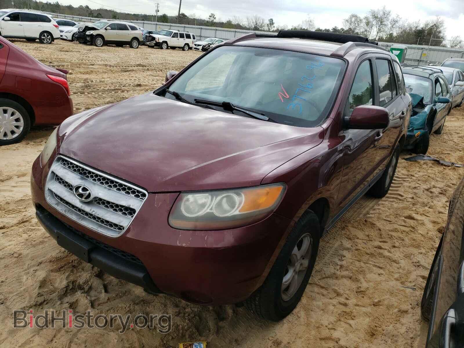 2007 HYUNDAI SANTA FE - VIN: 5NMSG13D77H098933 - Фото 2