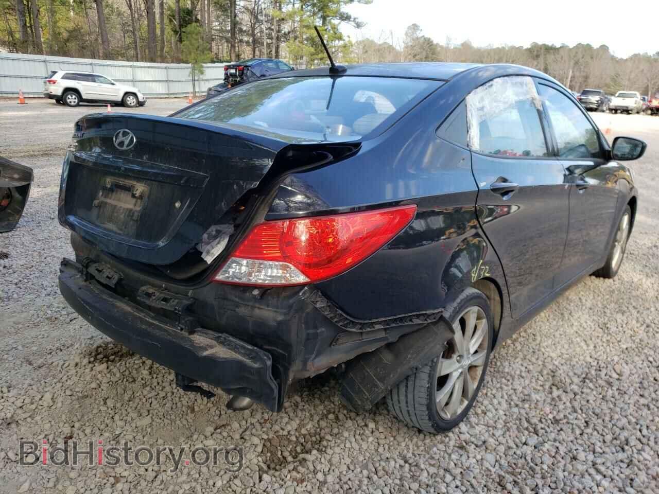 2012 HYUNDAI ACCENT - VIN: KMHCU4AE6CU060263 - Фото 4