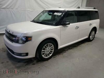 2016 Ford FLEX Flex SEL, белый — VIN 2FMGK5C88GBA09654, Copart