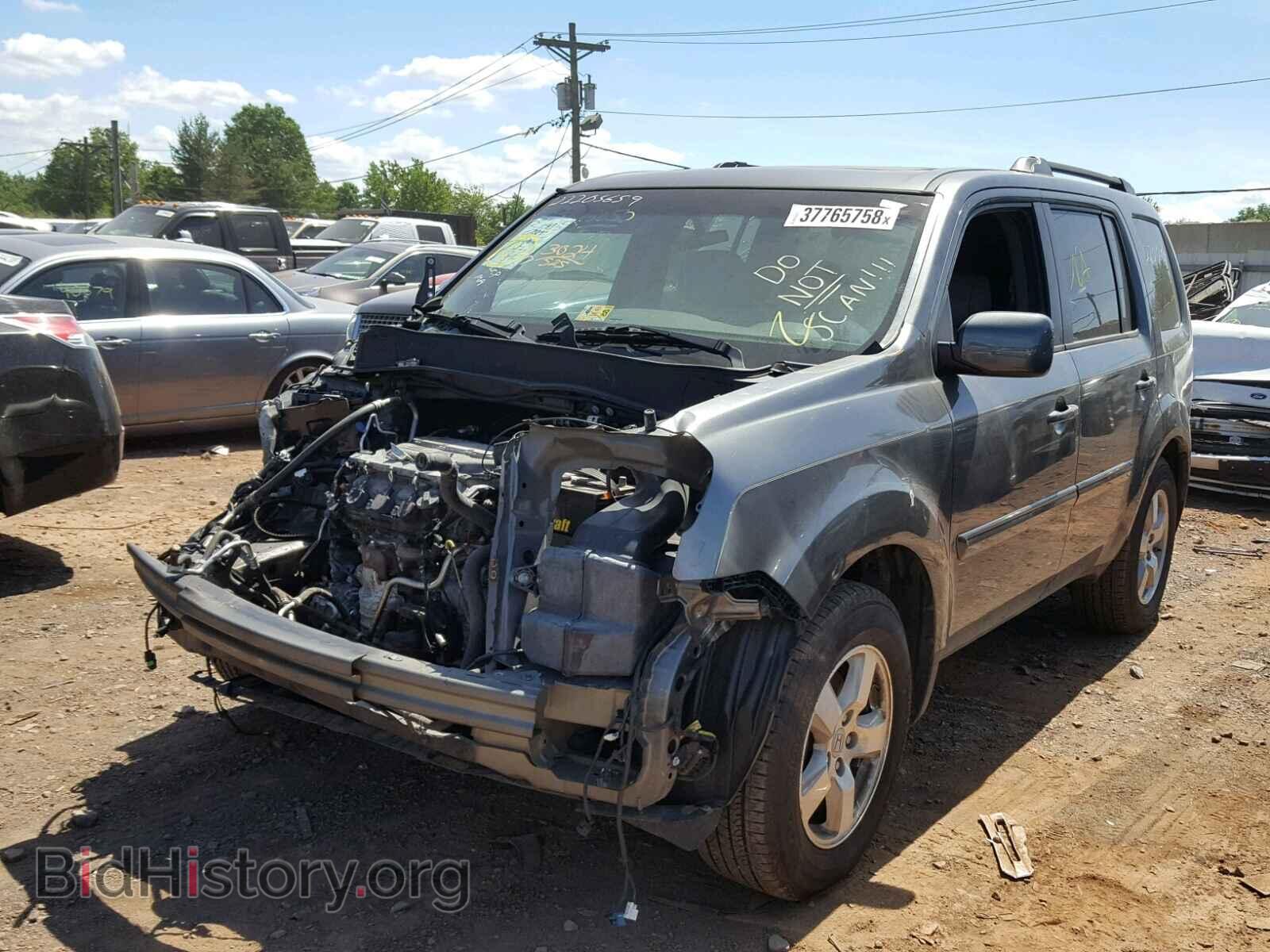 2011 HONDA PILOT - VIN: 5FNYF3H55BB034491 - Фото 2