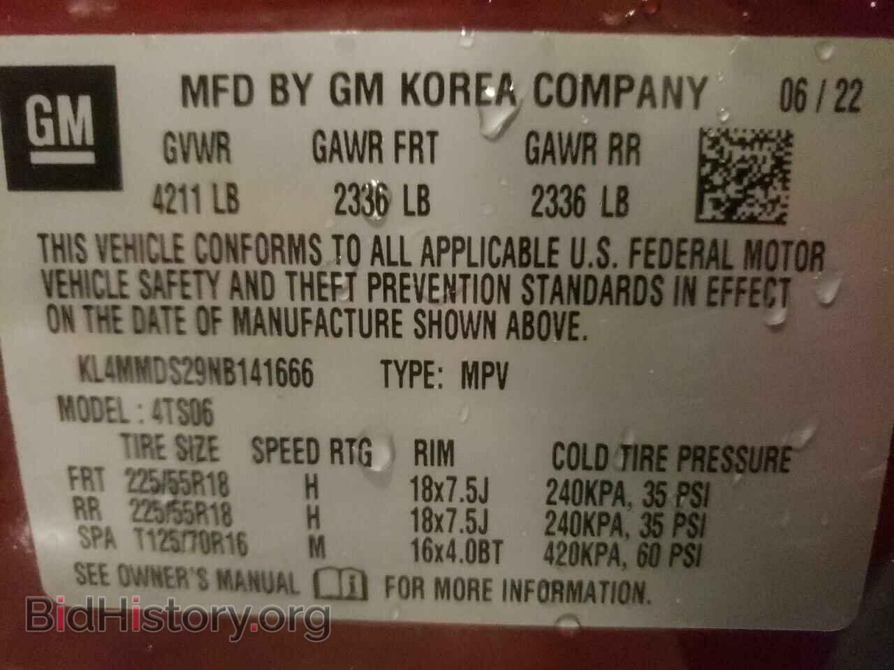 2022 BUICK ENCORE - VIN: KL4MMDS29NB141666 - Photo 13
