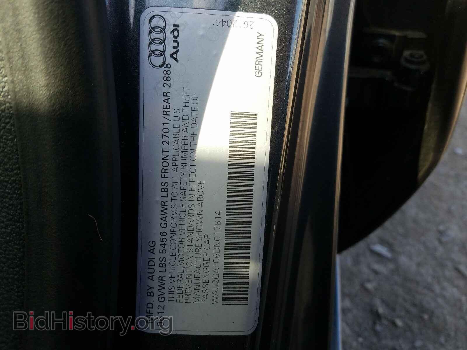 2013 AUDI A7 - VIN: WAU2GAFC6DN017614 - Photo 10