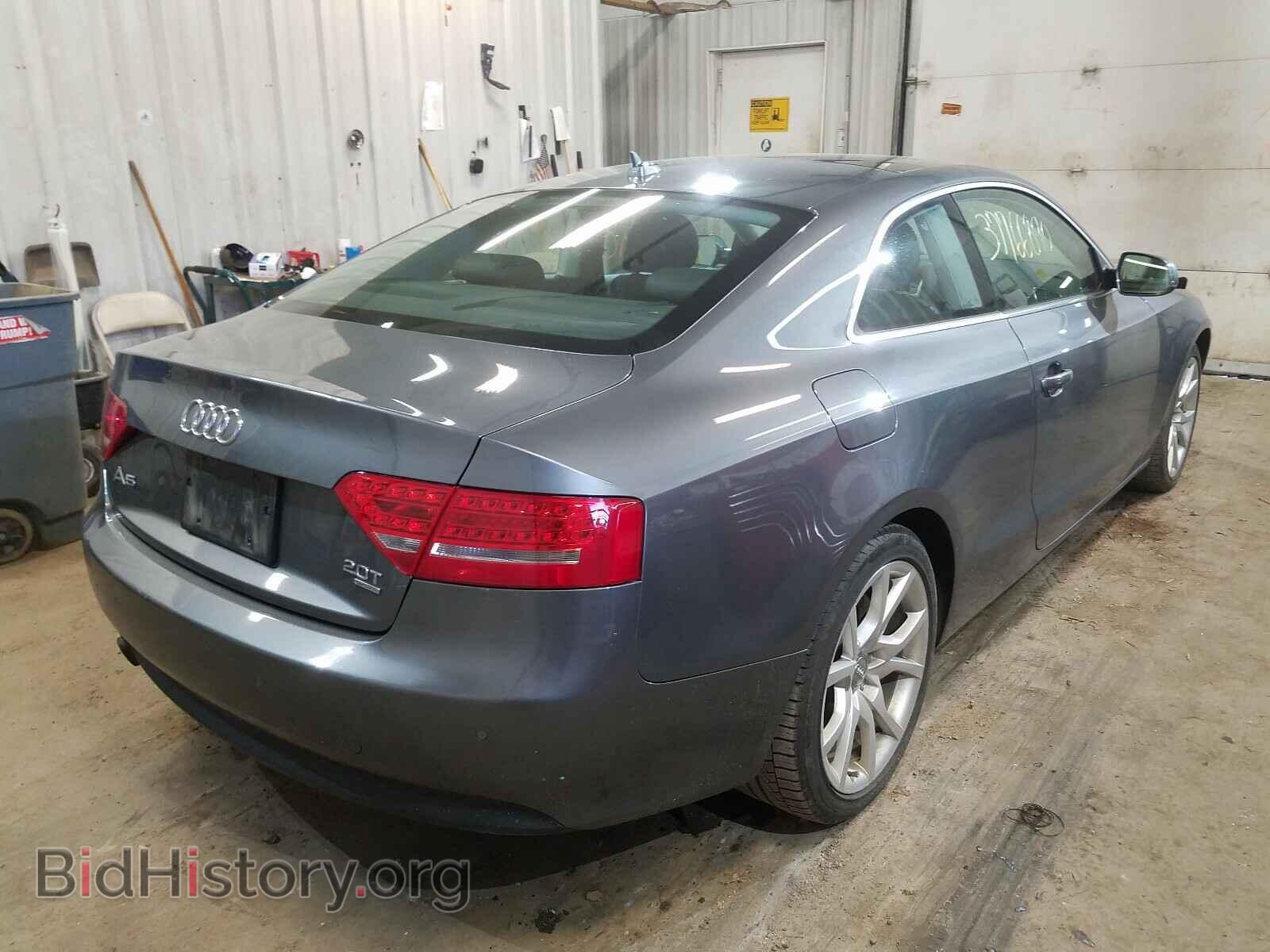 2012 AUDI A5 - VIN: WAULFAFR3CA000559 - Фото 4