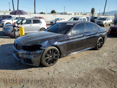 2019 BMW M5 M550XI, blue — VIN WBAJB9C54KB287776, Copart