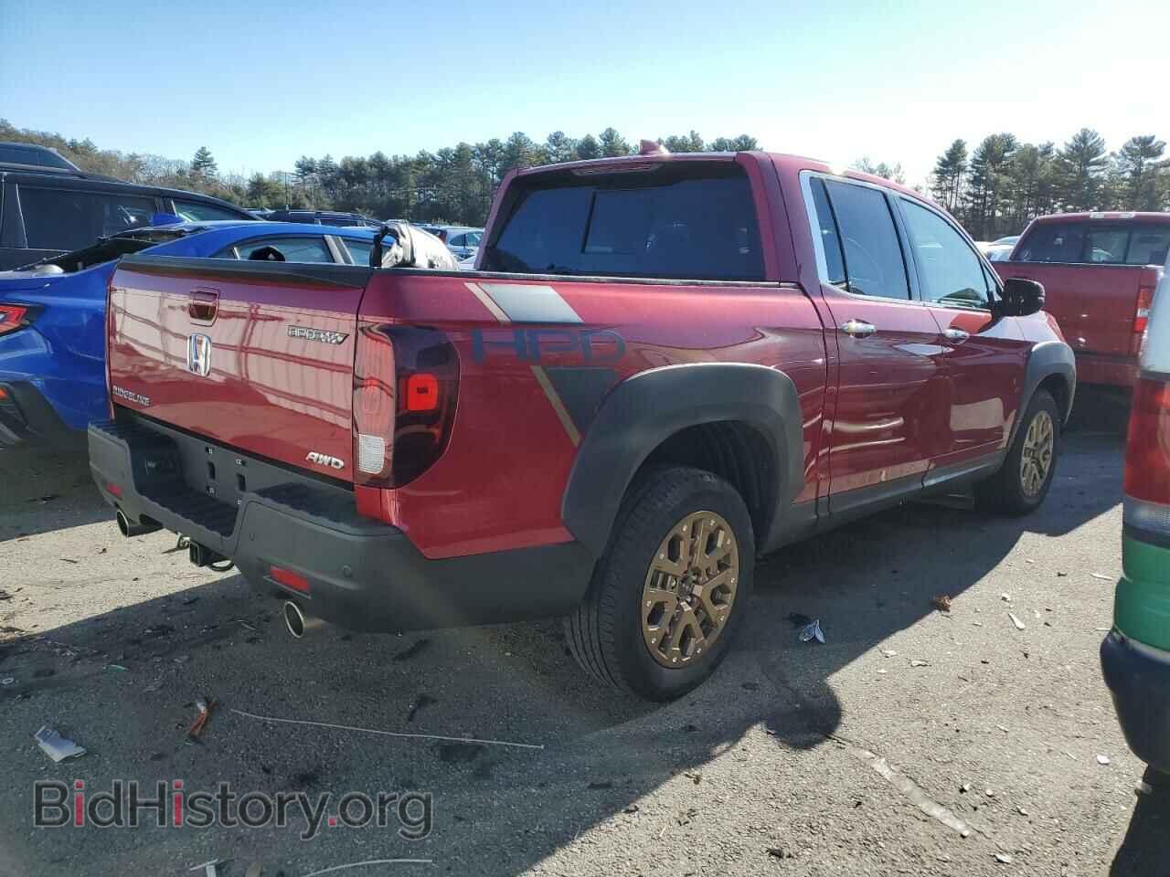 2022 HONDA RIDGELINE - VIN: 5FPYK3F7XNB015589 - Фото 3
