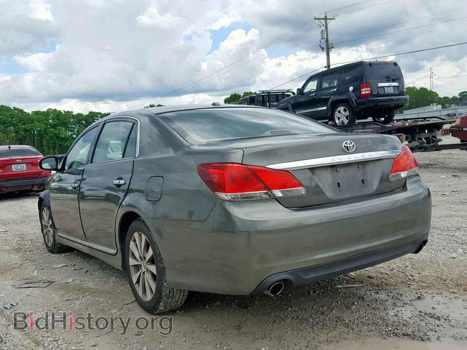 2011 TOYOTA AVALON - VIN: 4T1BK3DB9BU424283 - Фото 3