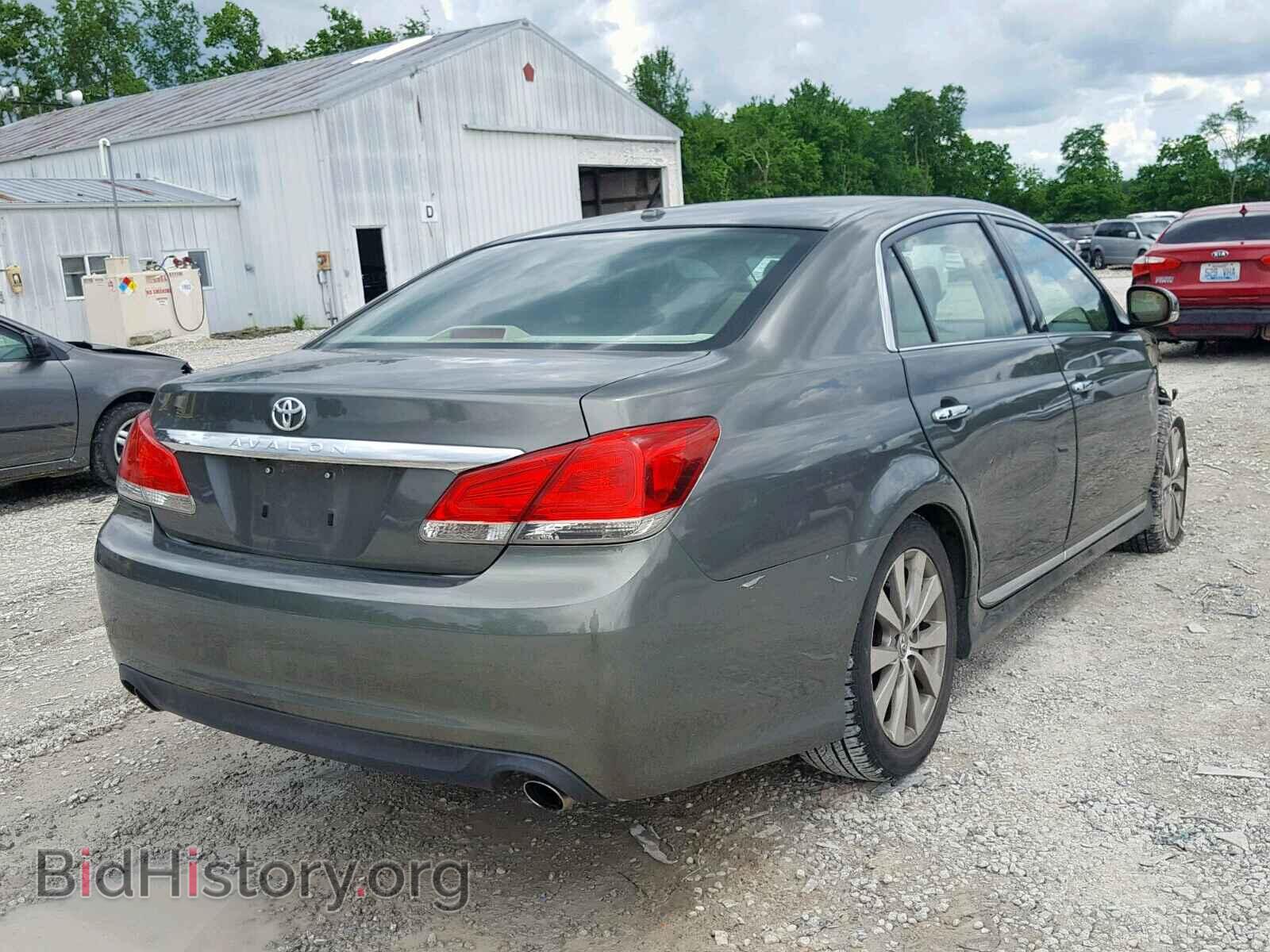 2011 TOYOTA AVALON - VIN: 4T1BK3DB9BU424283 - Фото 4