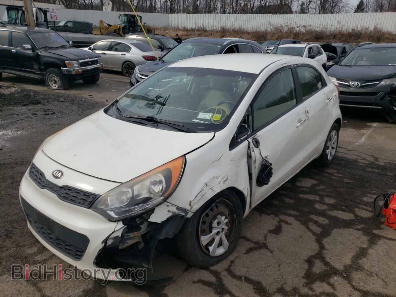 2013 KIA RIO - VIN: KNADM5A33D6157047 - Фото 2