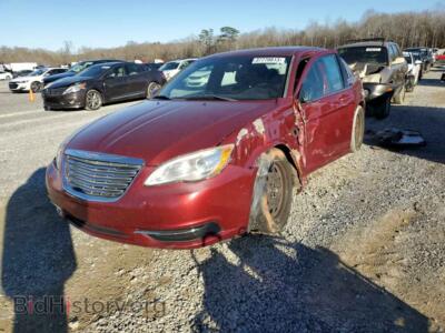 2013 Chrysler 200 200 LX, burgundy — VIN 1C3CCBAB3DN691828, Copart
