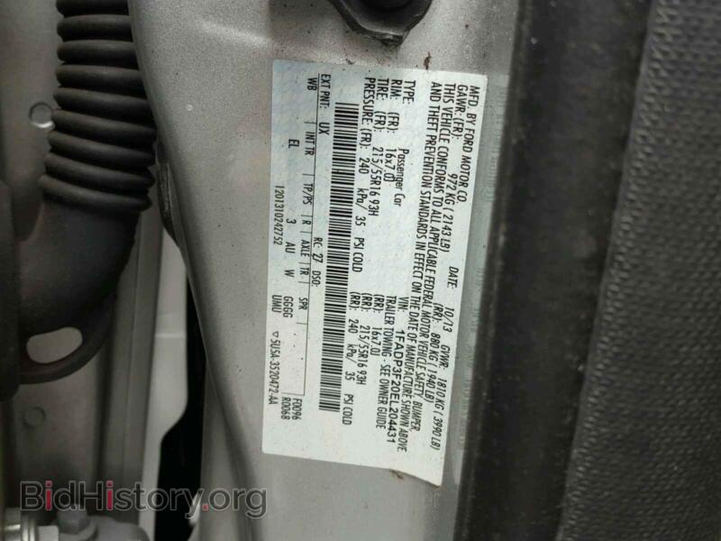 2014 Ford FOCUS (VIN 1FADP3F20EL204431) — photo 10 of 10