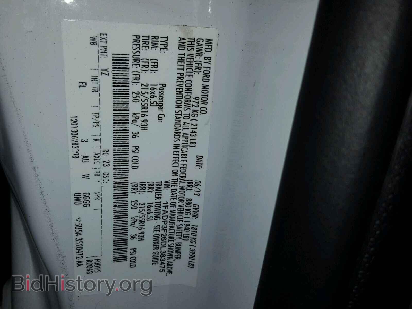 2013 FORD FOCUS - VIN: 1FADP3F26DL383475 - Photo 10