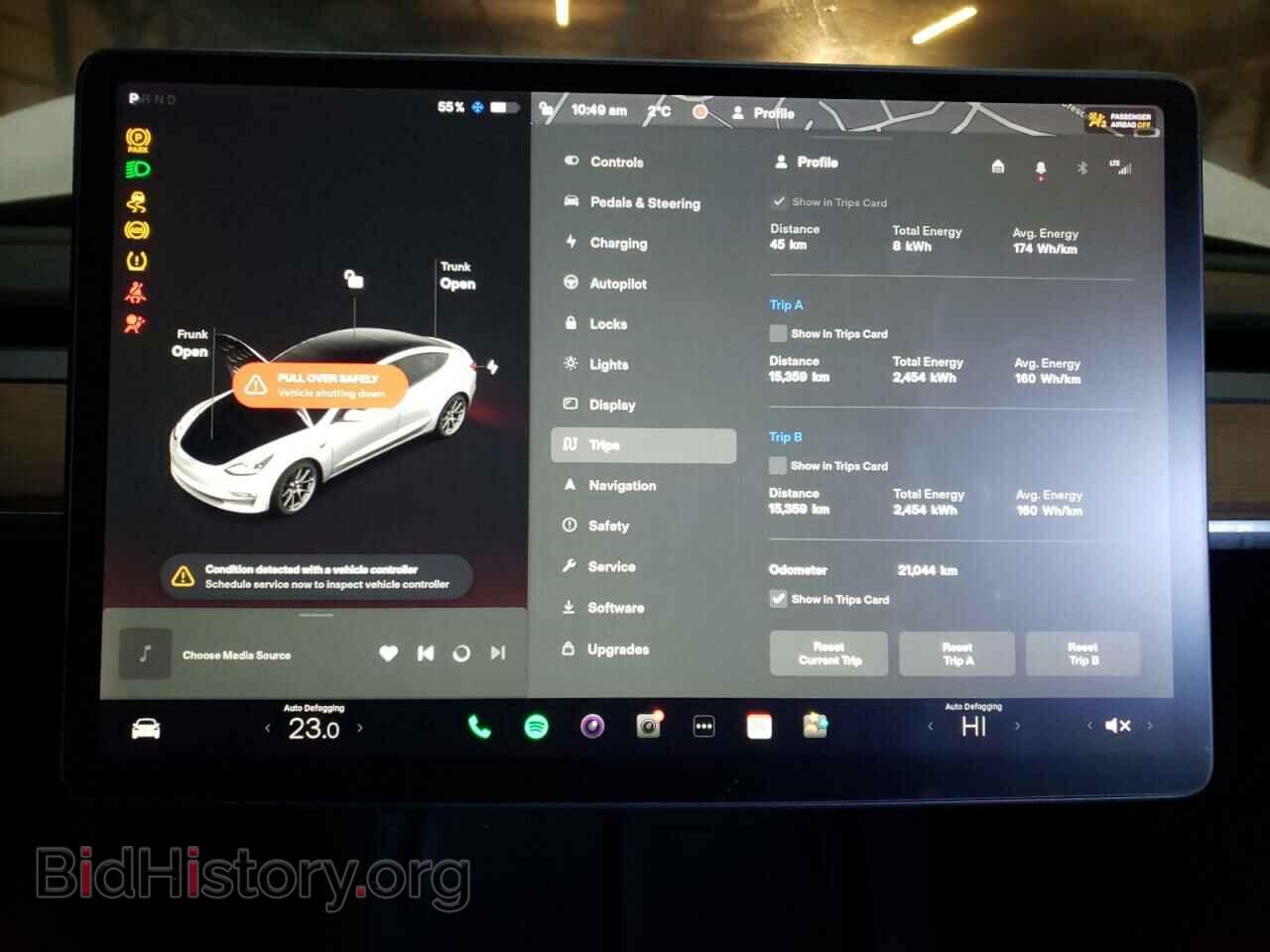 2021 TESLA MODEL 3 - VIN: 5YJ3E1EA5MF083034 - Фото 9