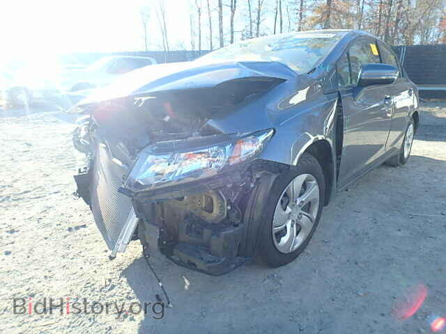 2014 HONDA CIVIC - VIN: 2HGFB2F56EH514412 - Фото 2