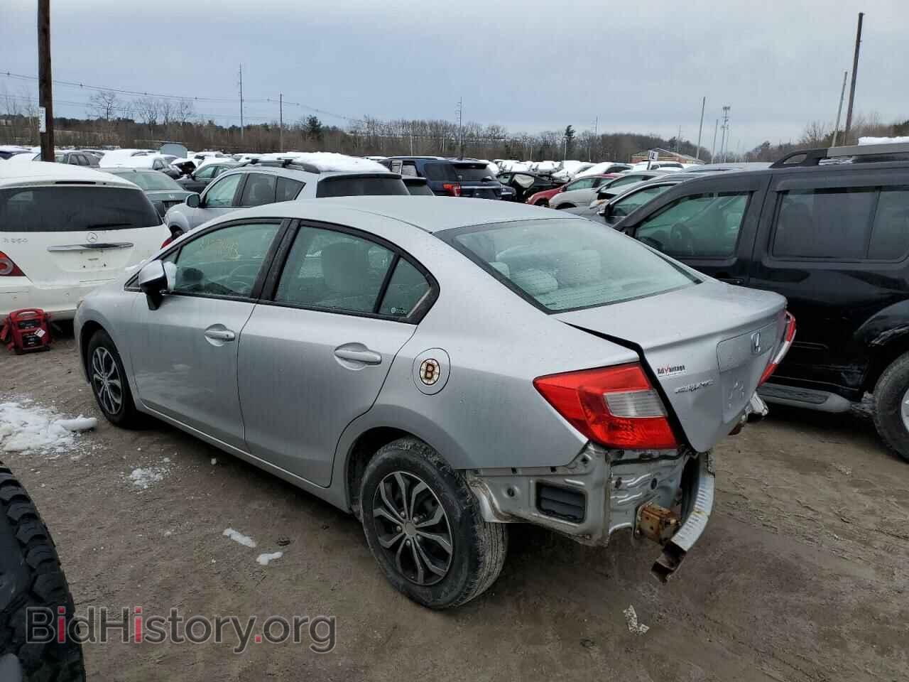 2012 HONDA CIVIC - VIN: 2HGFB2F57CH524363 - Фото 2