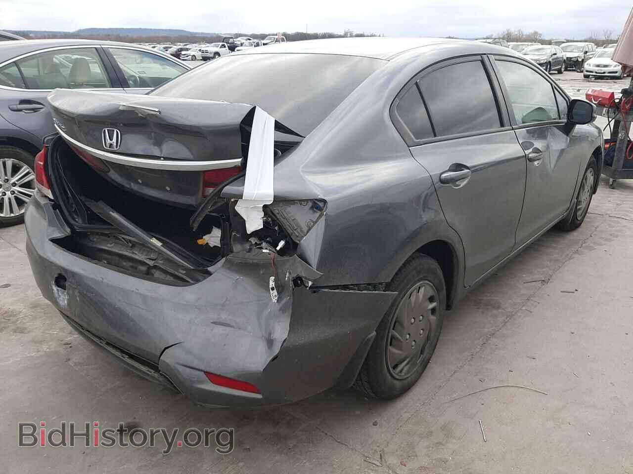 2013 HONDA CIVIC - VIN: 19XFB2F51DE200465 - Фото 4