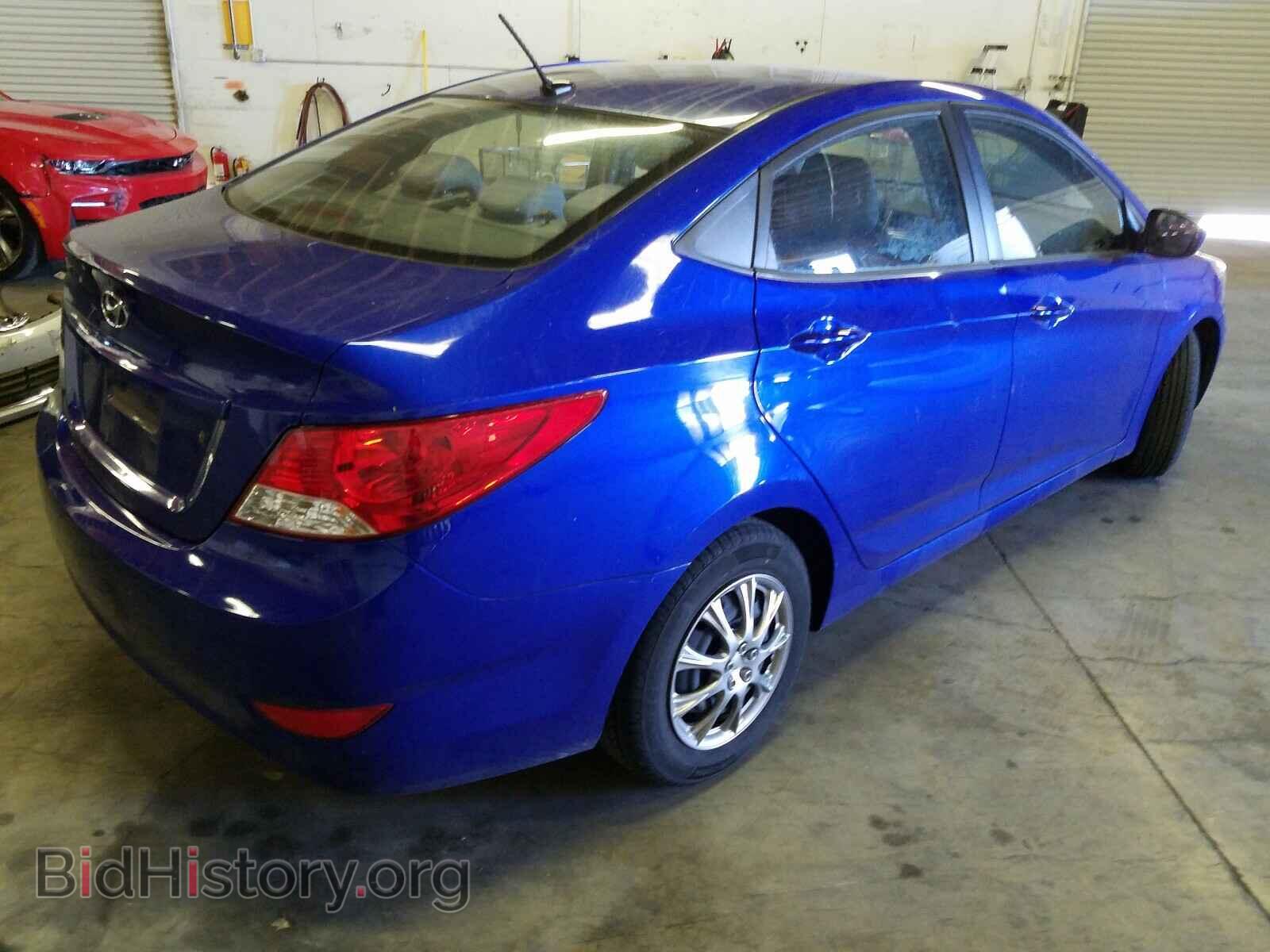 2013 HYUNDAI ACCENT - VIN: KMHCT4AE5DU394322 - Фото 4