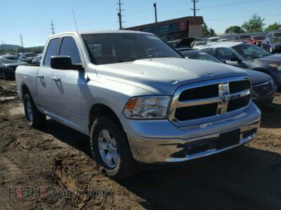 2013 RAM 1500 SLT, серебристый — VIN 1C6RR7GG0DS590789, Copart