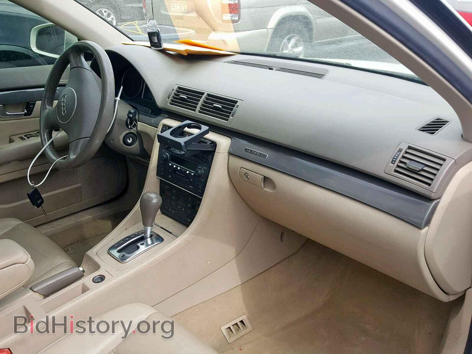 2005 AUDI A4 - VIN: WAULC68E25A048198 - Фото 5
