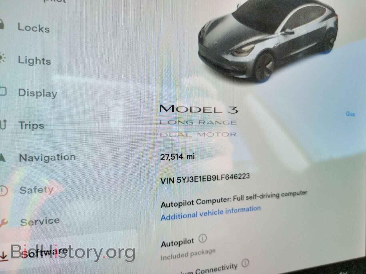 2020 TESLA MODEL 3 - VIN: 5YJ3E1EB9LF646223 - Фото 8