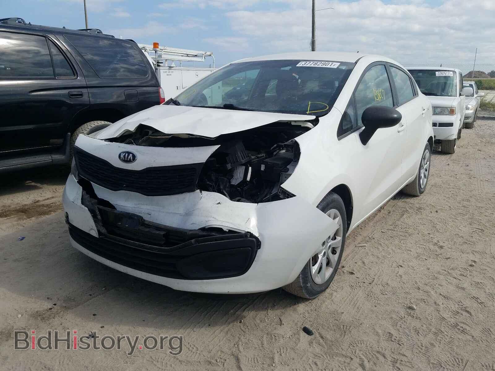 2014 KIA RIO - VIN: KNADM4A34E6346754 - Фото 2