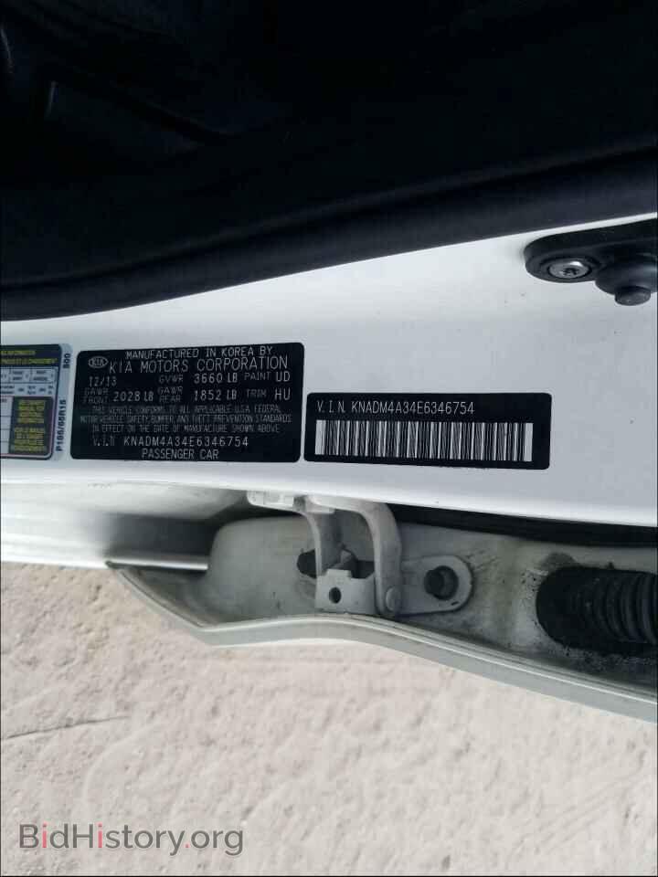 2014 KIA RIO - VIN: KNADM4A34E6346754 - Фото 10
