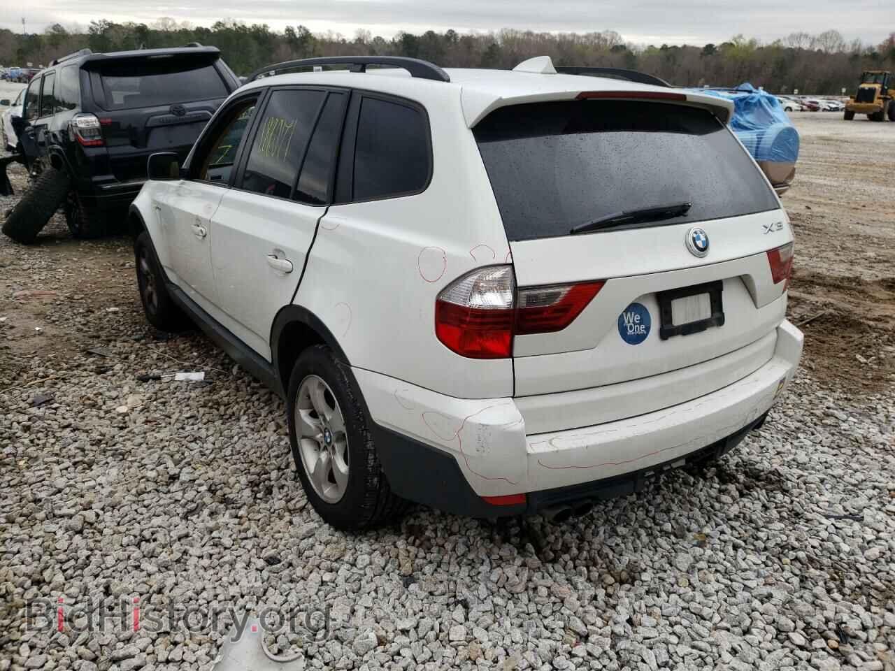 2007 BMW X3 - VIN: WBXPC93487WF00932 - Фото 3