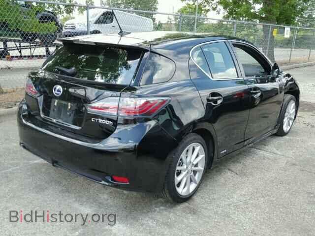 2012 LEXUS CT 200 - VIN: JTHKD5BH2C2114215 - Фото 4