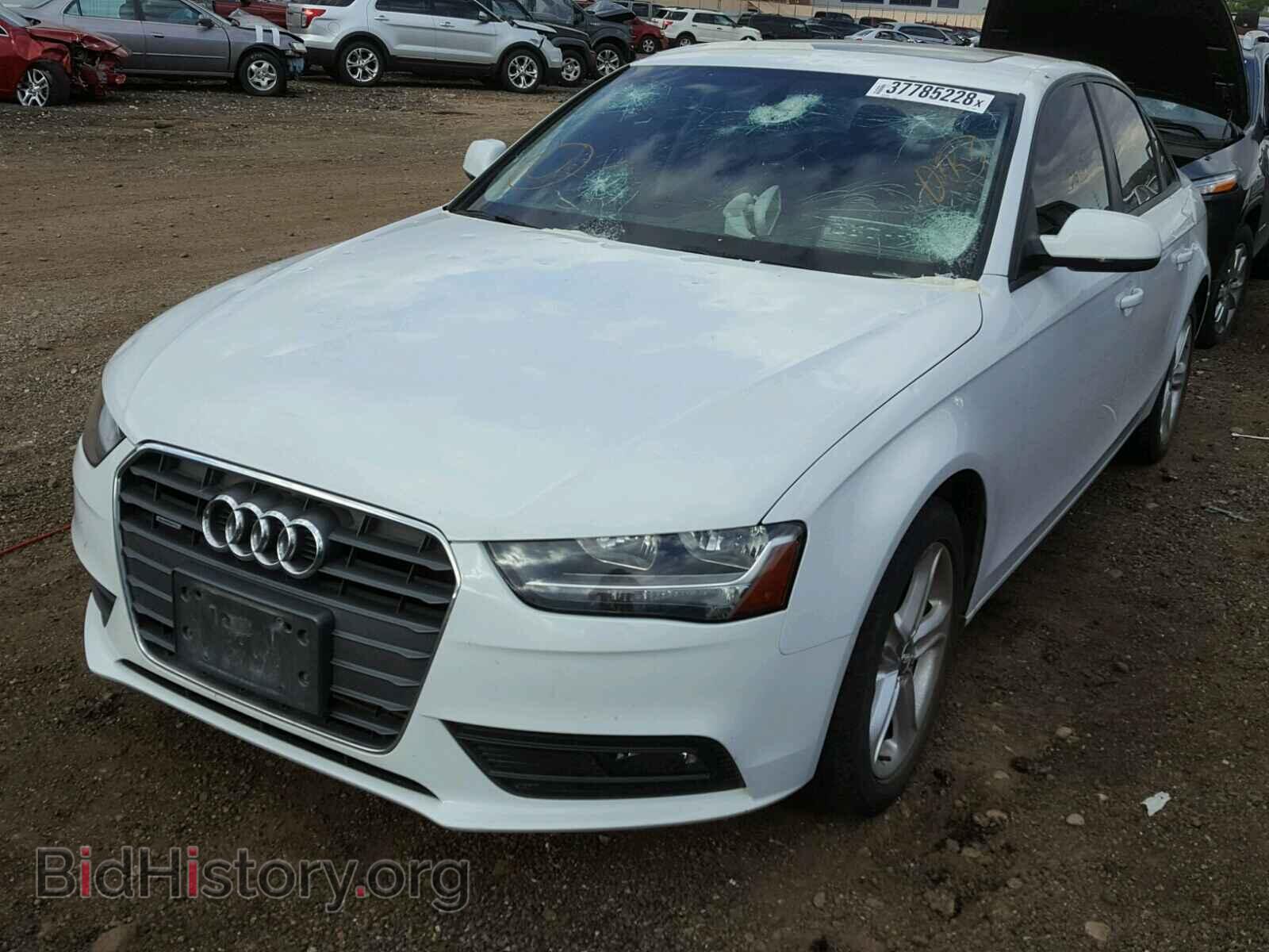 2013 AUDI A4 - VIN: WAUBFAFL2DA174079 - Фото 2